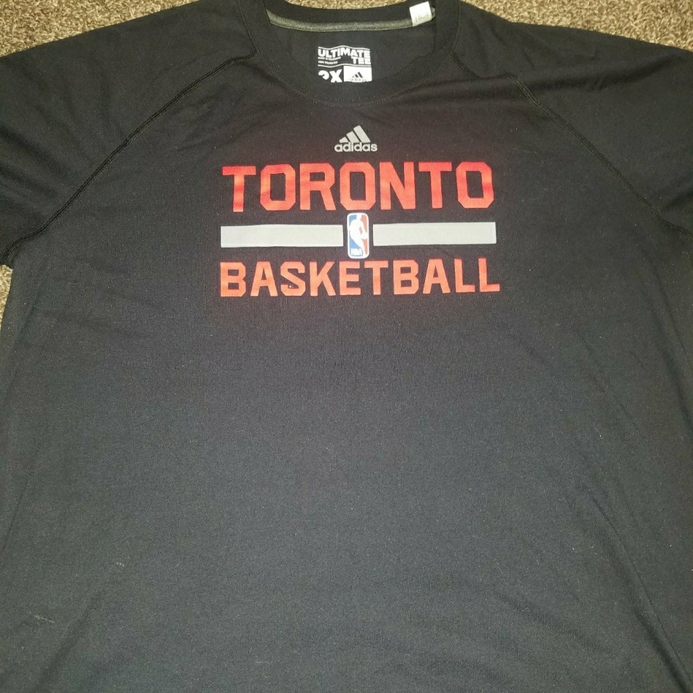 NBA Toronto fan warm up t shirt